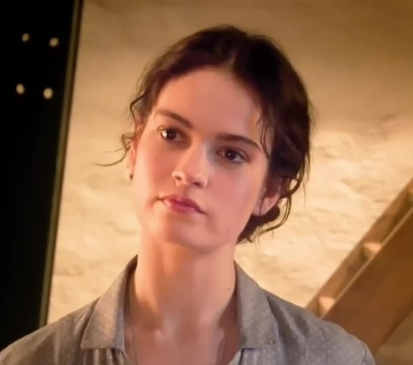 Lily James face